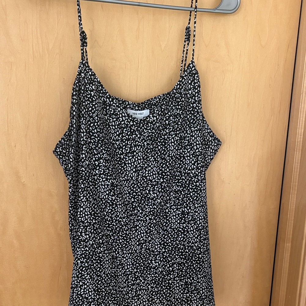 Nine West Black and White Patterned Camisole